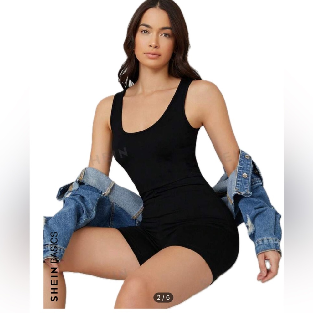SHEIN black romper